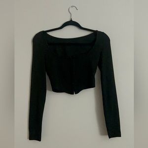 Black Corset Long sleeve